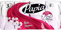 Туалетная бумага Papia Балийский цветок 3х слойная (8рул) - 