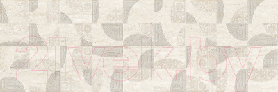 Декоративная плитка Beryoza Ceramica Травертин 2 кремовый (250x750)