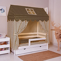 

Комплект постельный для малышей, Домик