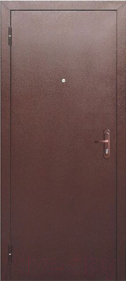 Входная дверь Гарда Стройгост 5 металл/металл (86х205, левая)