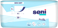 Набор пеленок одноразовых впитывающих Seni Soft 40x60 (30шт) - 