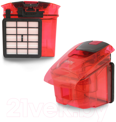 Пылесос Ginzzu VS429 (серый/красный)