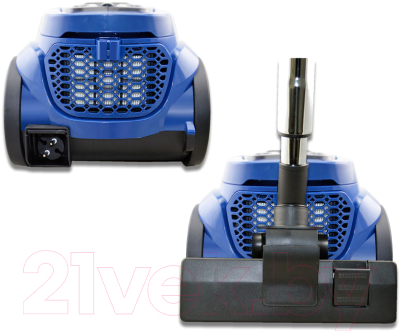 Пылесос Ginzzu VS438 (черный/синий)
