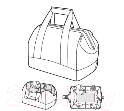 Сумка дорожная Reisenthel Allrounder М / MS3035 (dark ruby)