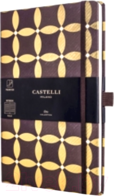 Записная книжка CASTELLI Oro Corianders / 0QC6BZ-006 (коричневый/золото)