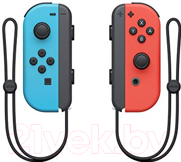 Игровая приставка Nintendo Switch 2019 / HAD-001-01 (красный/синий)