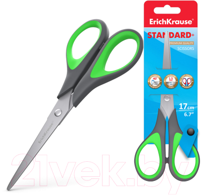 Изображение товара Ножницы канцелярские Erich Krause Standard+ / 35099