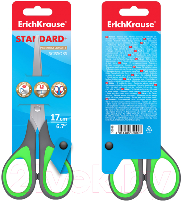 Изображение товара Ножницы канцелярские Erich Krause Standard+ / 35099