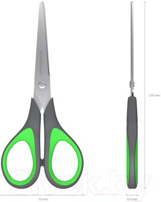 Изображение товара Ножницы канцелярские Erich Krause Standard+ / 35099