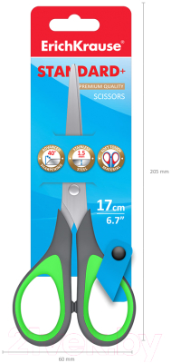 Изображение товара Ножницы канцелярские Erich Krause Standard+ / 35099