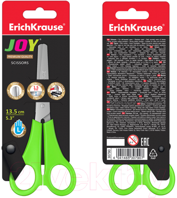 Изображение товара Ножницы канцелярские Erich Krause Joy / 30790