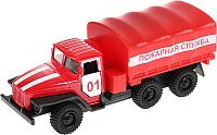Автомобиль игрушечный Технопарк Урал Пожарная служба / SB-15-35-T11-WB - 