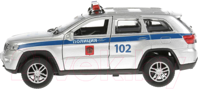 Автомобиль игрушечный Технопарк Geep Grand Cherokee Полиция / CHEROKEE-12SLPOL-SL