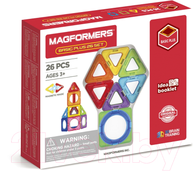Конструктор магнитный Magformers Basic Plus 26 Set / 715014