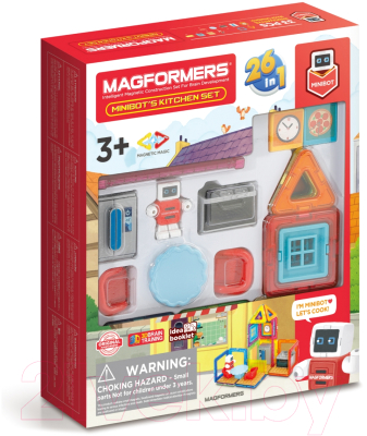 Конструктор магнитный Magformers Minibot's Kitchen Set / 705010