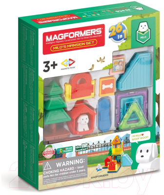 Конструктор магнитный Magformers Milo's Mansion Set / 705011