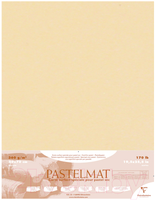 Бумага для рисования Clairefontaine PastelMat / 96022C (лютик)