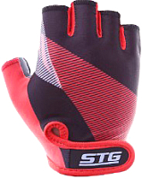 Велоперчатки STG Х87912 (S, черный/красный) - 