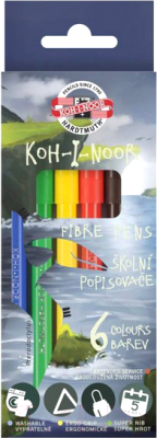 

Фломастеры Koh-i-Noor, Dino / 771002JF21KS