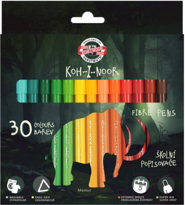 

Фломастеры Koh-i-Noor, Dino / 771002CJ21KS