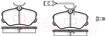 

Тормозные колодки Stellox, 316002BSX