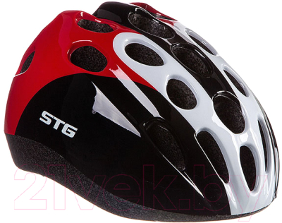 Защитный шлем STG HB5-3 / Х89032 (S, черный/красный/белый)