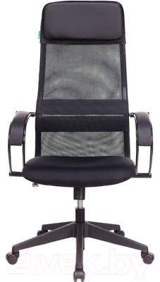 Кресло офисное King Style KE-708 (кожзам черный/сетка черный)