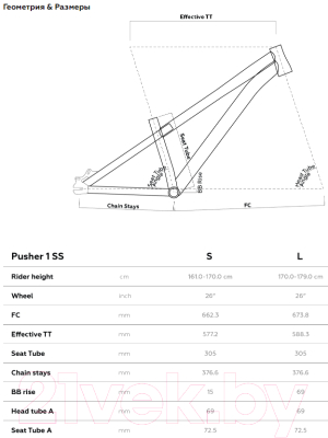 Велосипед STARK Pusher-1 Single Speed 2020 (L, голубой/синий)