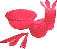 Набор пластиковой посуды Plastic Republic Фазенда ПЦ1849 - 