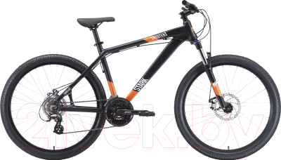 Велосипед STARK Shooter-1 2020 (16, черный/белый/оранжевый)