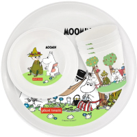 

Набор пластиковой посуды Plast Team, Moomin 1 PT1090