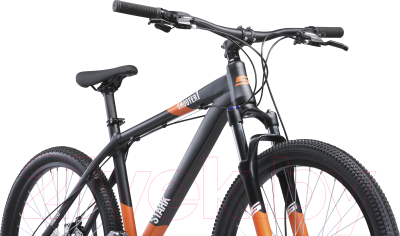 Велосипед STARK Shooter-1 2020 (18, черный/белый/оранжевый)