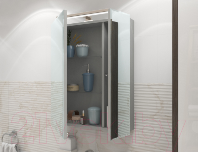 Шкаф с зеркалом для ванной Vigo Kolombo 600