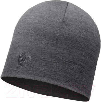 Шапка Buff Heavyweight Merino Wool Hat Solid Grey (113028.937.10.00)