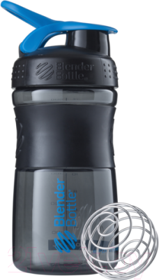 Шейкер спортивный Blender Bottle SportMixer Tritan / BB-SM20-BCYA (черный/бирюзовый)