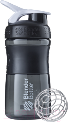 Шейкер спортивный Blender Bottle SportMixer Tritan / BB-SM20-BWHI (черный/белый)