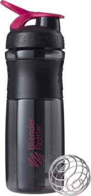 Шейкер спортивный Blender Bottle SportMixer Tritan / BB-SM28-BPIN (черный/малиновый)