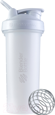 Шейкер спортивный Blender Bottle Classic V2 Full Color / BB-CLV228-FCW (белый)