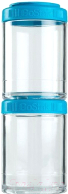 Набор контейнеров Blender Bottle GoStak Tritan / BB-G150-AQUA (голубой)