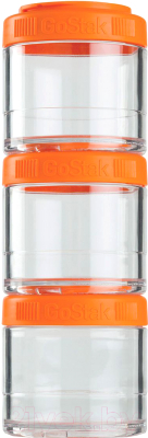 Набор контейнеров Blender Bottle GoStak Tritan / BB-G100-ORAB (оранжевый)