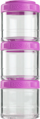 Набор контейнеров Blender Bottle GoStak Tritan / BB-G100-PINK (малиновый)