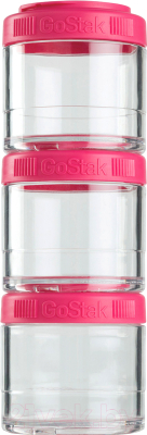 Набор контейнеров Blender Bottle GoStak Tritan / BB-G100-PINB (розовый)