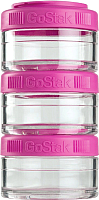 Набор контейнеров Blender Bottle GoStak Tritan / BB-G60-PINK (малиновый) - 