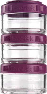 Набор контейнеров Blender Bottle GoStak Tritan / BB-G60-PLUM (сливовый)