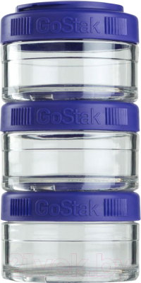 Набор контейнеров Blender Bottle GoStak Tritan / BB-GS60-PURB (фиолетовый)