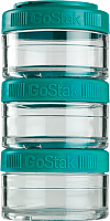 Набор контейнеров Blender Bottle GoStak Tritan / BB-G60-TEAL (морской голубой) - 