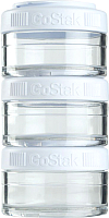 Набор контейнеров Blender Bottle GoStak Tritan / BB-G60-WHITE (белый) - 
