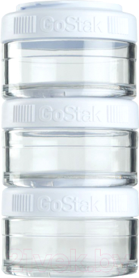 Набор контейнеров Blender Bottle GoStak Tritan / BB-G60-WHITE (белый)