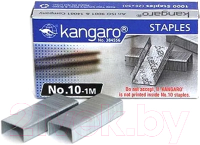 Скобы канцелярские Kangaro №10 (800шт)