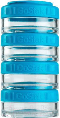 

Набор контейнеров Blender Bottle, GoStak Tritan / BB-G40-AQUB